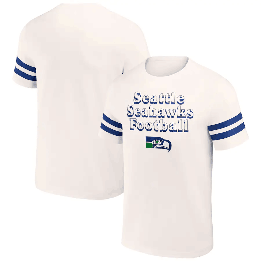 Men's Seattle Seahawks Cream x Darius Rucker Collection Vintage T-Shirt Men's Seattle Seahawks Cream x Darius Rucker Collection Vintage T-Shirt